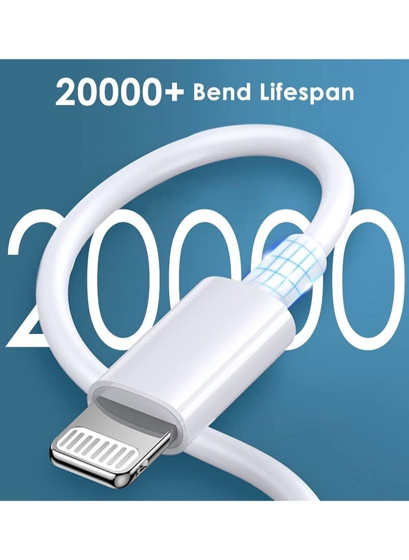 ELTRAZONE - 【MFi Certified】 iPhone 20W Charger Plug and 2M USB C to Lightning Cable PD Fast Charger USB C Plug Data Lead Compatible with iPhone 14/14 Plus/14 Pro/14 Pro Max/13/12/11/11 Pro/XS Max/XR/X/8/7/iPad - Image 1