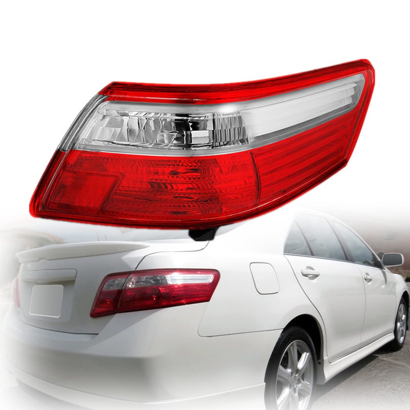munirater 1Pack Right Rear Tail Light Brake Lamp Replacement for Camry 2007 2008 2009 Passenger Side