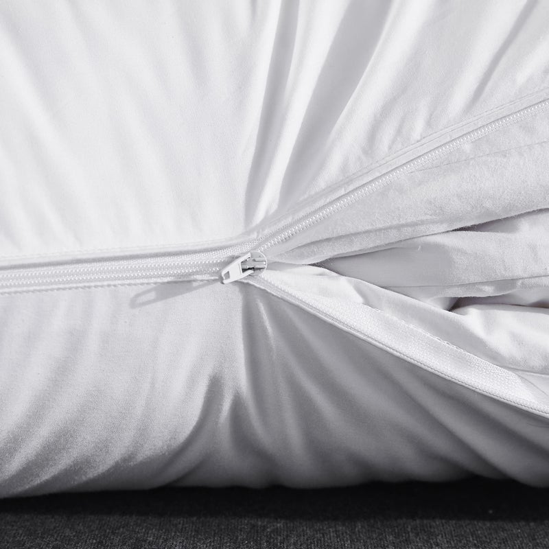 Three Geese Adjustable Layer Goose Feather Pillow,Assemblable Bed Pillow,100% Soft Cotton Cover,Good for Side and Back Stomach Sleeper,King Size,Packaging Include 1 Pillow. - Image 5