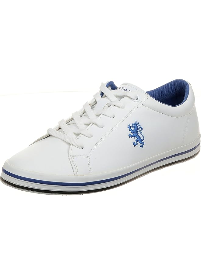 Red Tape Men White And Blue Sneakers 43 Eu Rte2765 - Image 1