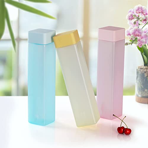 ROY ENTERPRISE Plastic Food Grade Fridge Square Water Bottle Gift Set Of 3, 1 Litre, Assorted (3) - Image 1