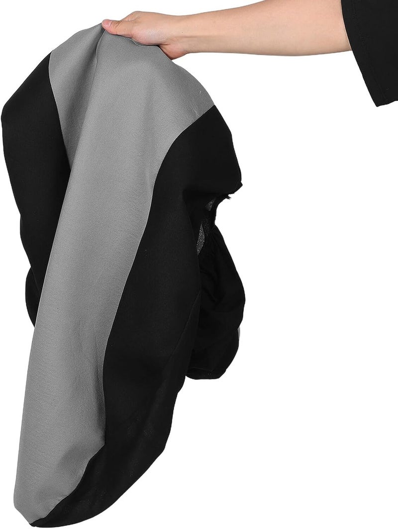 Car Driver Seat Cover Elastic Mesh Fabric Front Single Seat Protector for Cars Suvs Trucks Breathable Gray - Image 4
