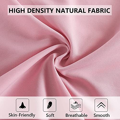 ELNIDO QUEEN Body Pillow with Pillowcase - Soft Long Bed Pillow for Adults - Breathable Full Body Pillow Insert for Sleeping, 20x54inches - Pink - Image 5
