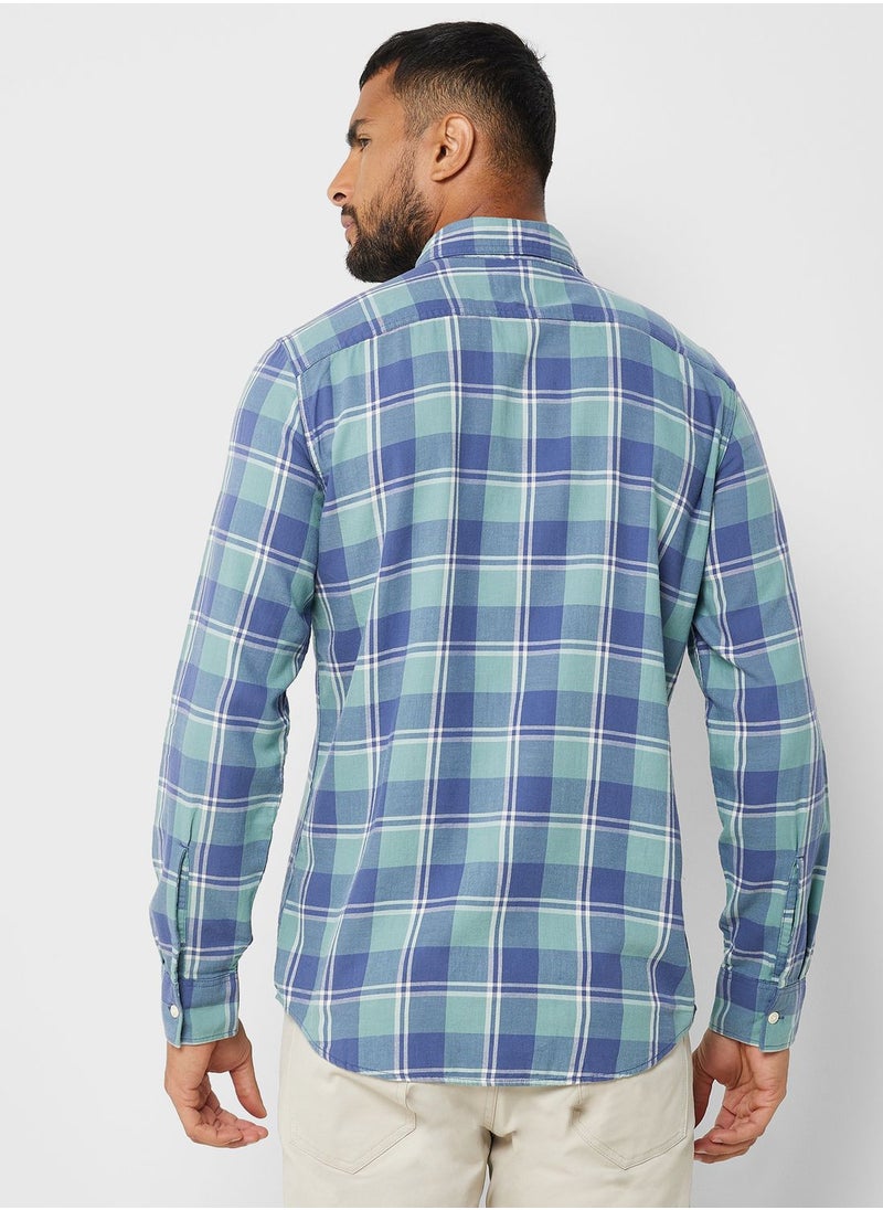 American Eagle - Checked Slim Fit Shirt - Image 1