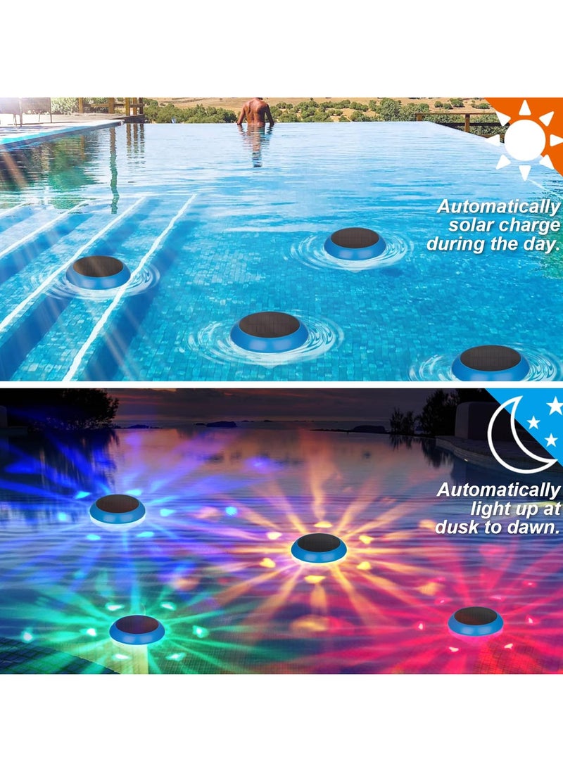 Generic - Solar Floating Pool Lights,Solar Pool Lights with RGB Color Changing Waterproof Floating Pool Lights for Pool Accessories,Outdoor LED Pool Lights That Float for Pool,Pond,Hot tub-2Pcs - Image 1