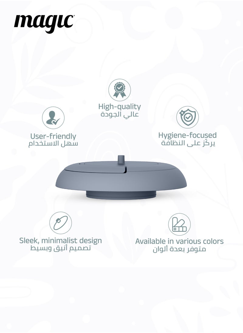 Magic Heka Toilet Waste Lid | Odourless & Telescopic | Fits Heka Diaper Pail | Easy to Use & Clean | 100% Odourless | Eco-friendly & Durable | No Refill Cost | White | 21 x 21 x 10 CM  - Image 3