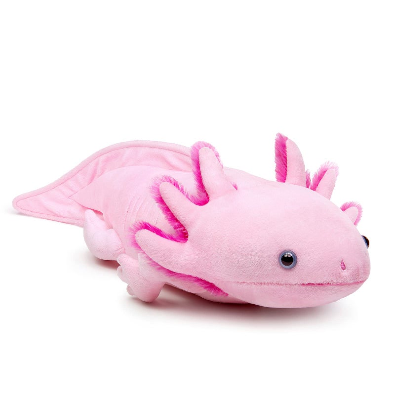 ZHONGXIN MADE Axolotl Plush Toy 21 Inch Soft Creepy Stuffed Animals Cute Pink Lizard Toys Real Plushie Gift Collection for Kids - Image 2