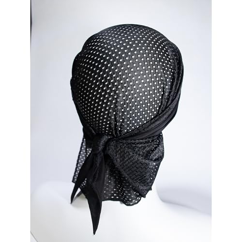 Dri Sweat Flex Active Wear Mesh Bandana , Black, 0.2 x 6.5 x 5 inches - Image 3