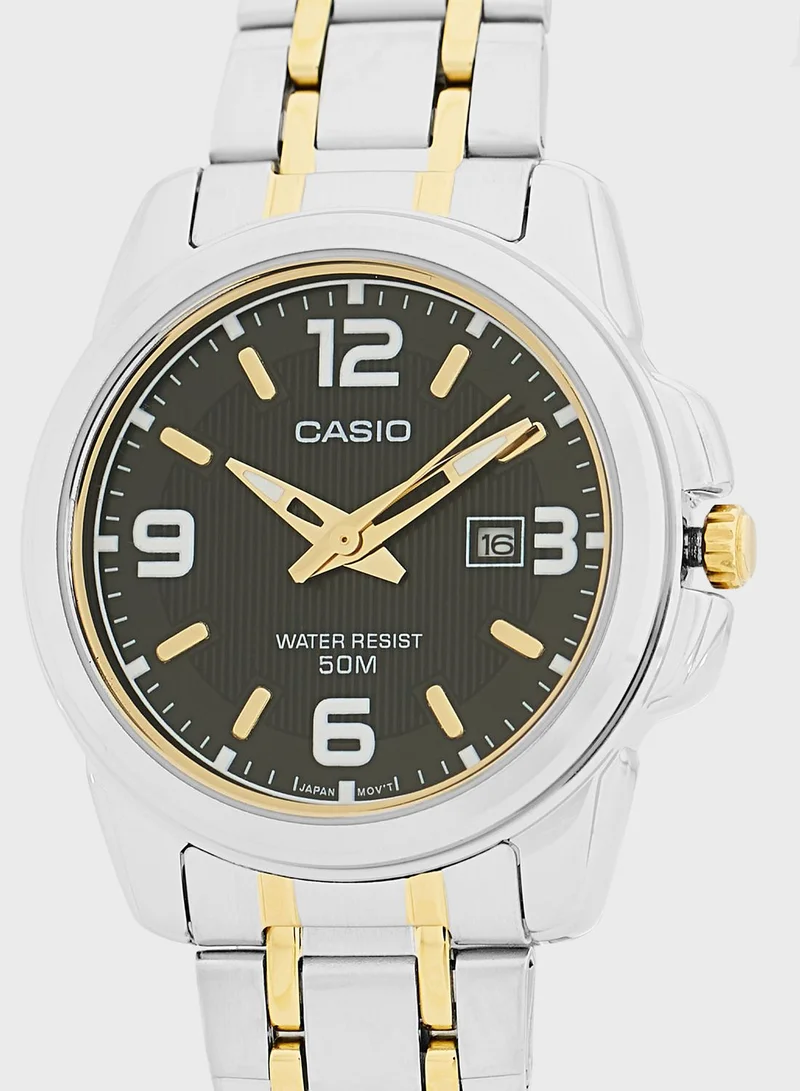 CASIO Steel Strap Analog Watch