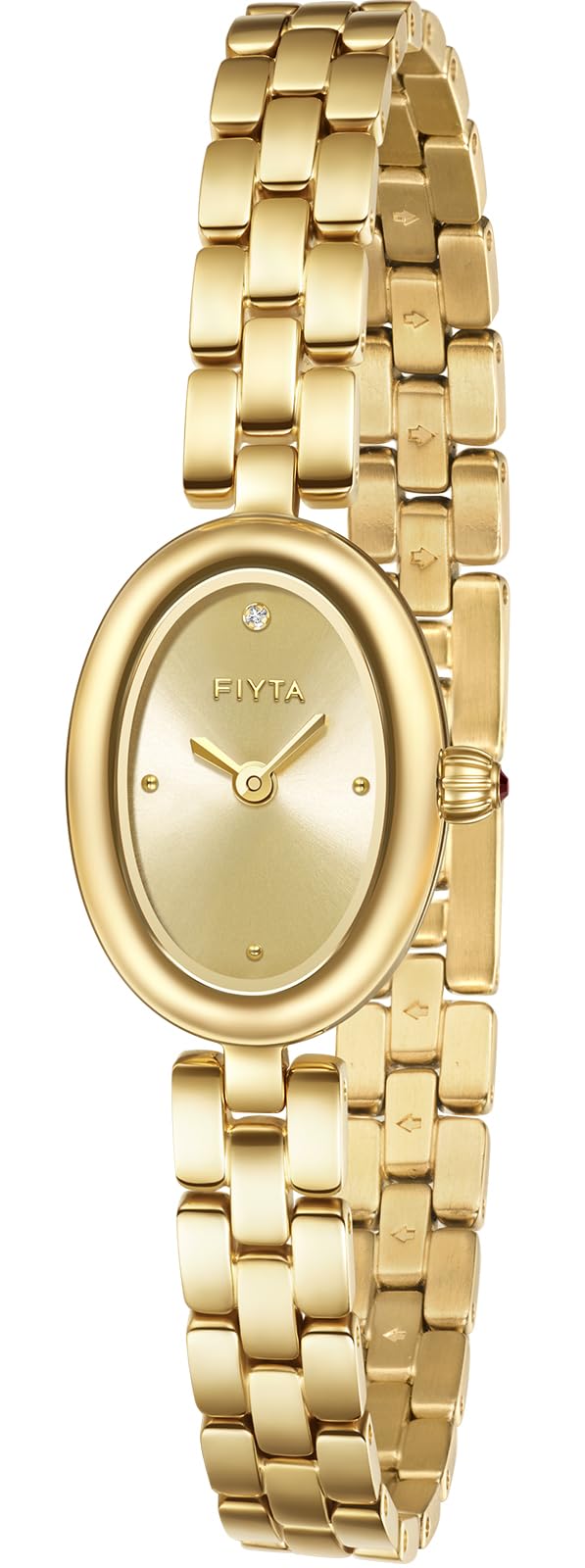 FIYTA Gold Watches for Women with Small Vintage Bracelet, Oval Case, Dainty Dial, Waterproof, Adjustable Tools, Wrapped by Stylish Gift Box, Elegant Present for Women with Love - Image 1