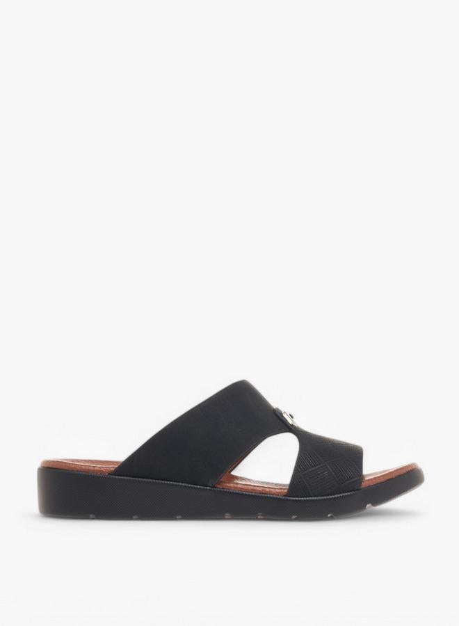 LBL by Shoexpress Boys Textured Slip-On Arabic Sandals Ramadan Collection - Image 1