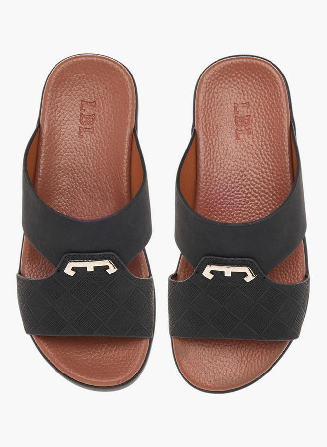 LBL by Shoexpress Boys Textured Slip-On Arabic Sandals Ramadan Collection - Image 2