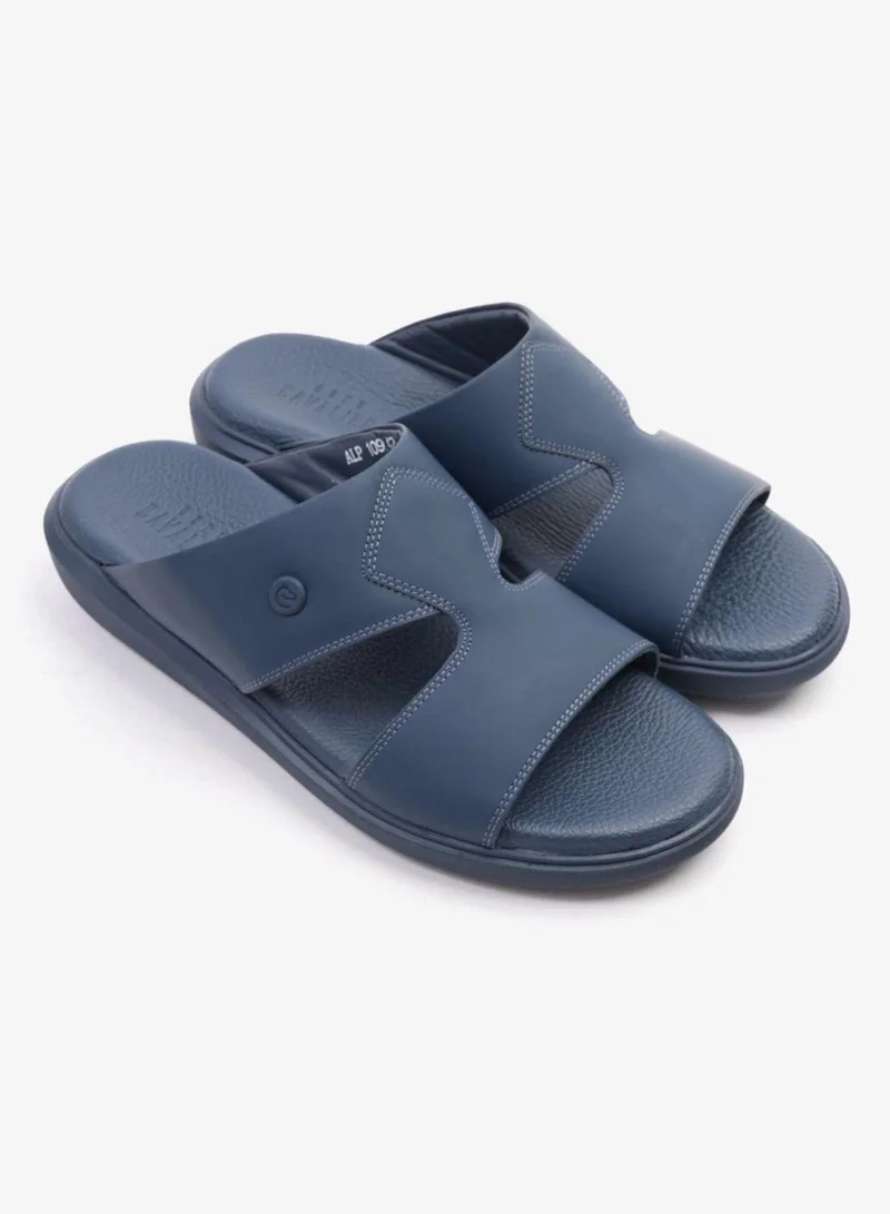 UOMO Cavalier  Uomo Cavalier Stylish Comfortable Footbed, Adjustable Side Clasp Navy for Men | Best Price UAE