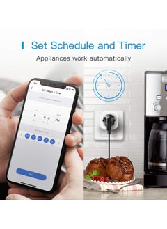 meross Smart Plug WiFi Outlet with Energy Monitor, App Remote Control, Timing Function, Compatible with Amazon Alexa, Google Assistant and SmartThings, SAA & RCM Certified - 2 Pack  - Image 5