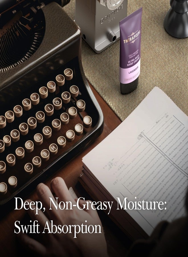 THERAPISPA Ultra Rich Hand Cream - Intensive Hydration & Repair for Dry, Chapped Hands | Enriched with Shea Butter, Ceramides, Niacinamide (B3) & Panthenol (B5) (Lavender, 2.0 oz, Pack of 1) - Image 4