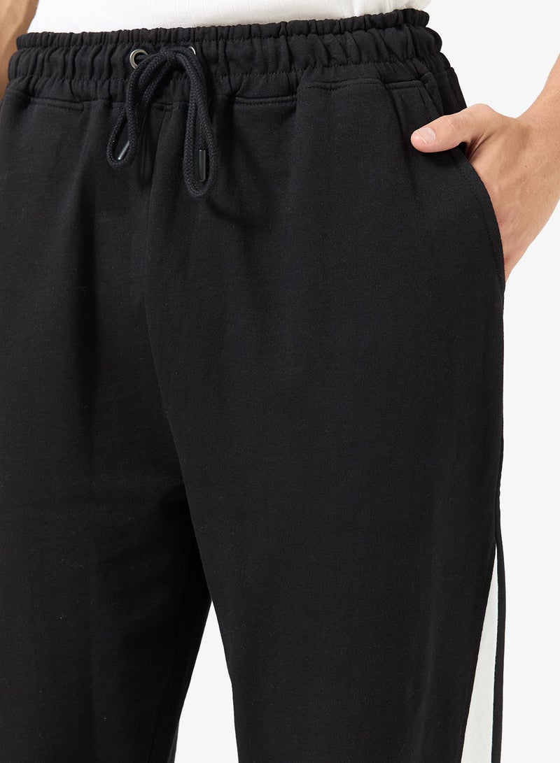 سفنتي فايف بنطلون رياضي فضفاض بطبعة شعار وحزام خصر مطاطي - Image 4