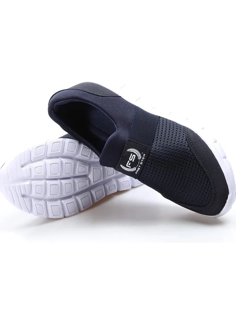 Fast Step Navy Blue Women's Walking Shoes 869za1000