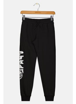 PUMA Kids Boy Sportswear Fit Outdoor Sweatpants, Black  - Image 1