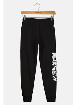 PUMA Kids Boy Sportswear Fit Outdoor Sweatpants, Black  - Image 2