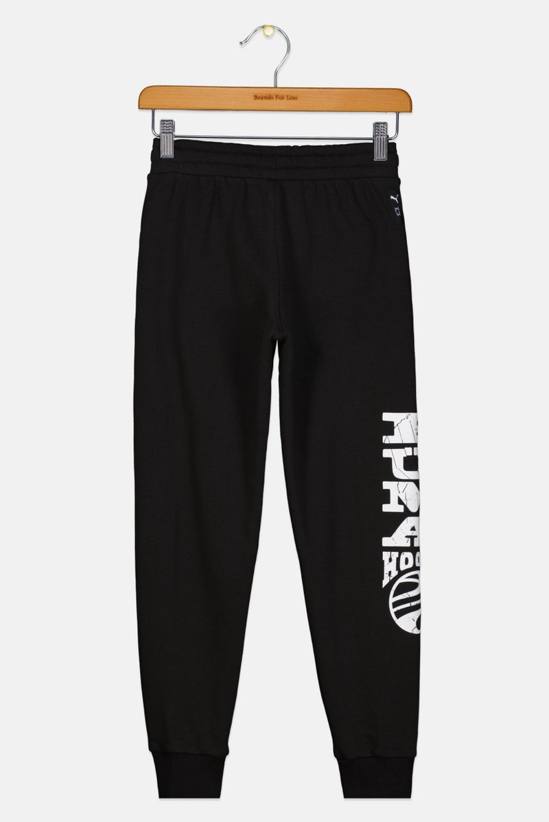 PUMA Kids Boy Sportswear Fit Outdoor Sweatpants, Black  - Image 2