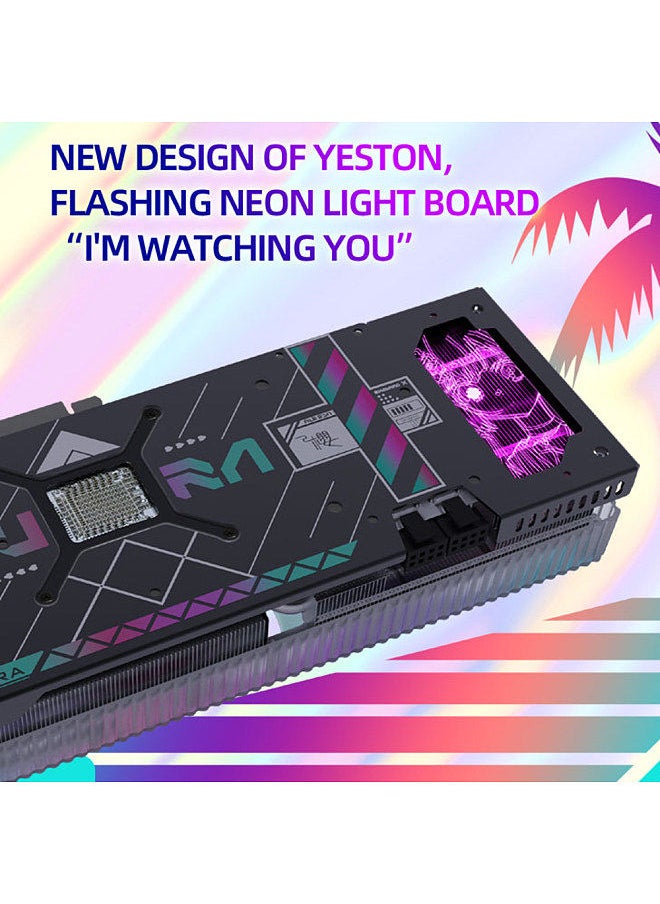 yeston - RX7900XT-24GD6 Sugar YA Graphics Card 24G/384bit/GDDR6 Memory 2270-2500MHz Core Frequency  with Dual Ball Fan with Light HD+DP*3 Output Ports - Image 1