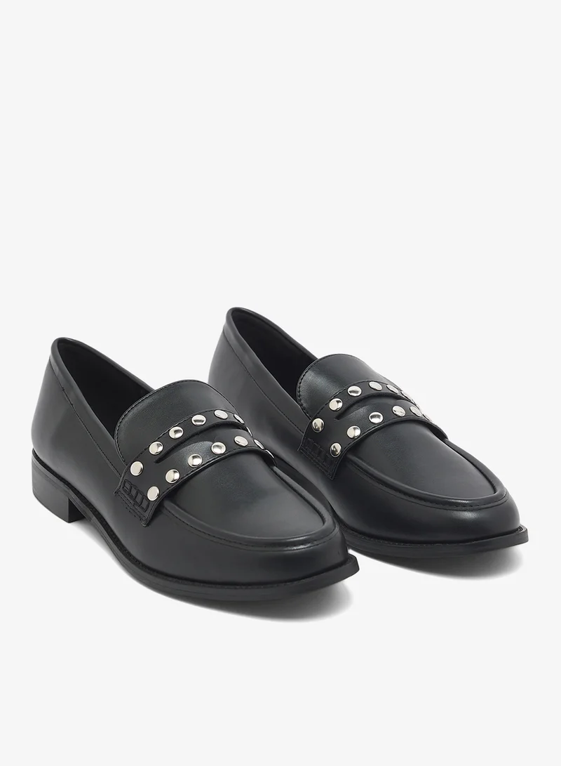 RAID Studded Flat Loafers