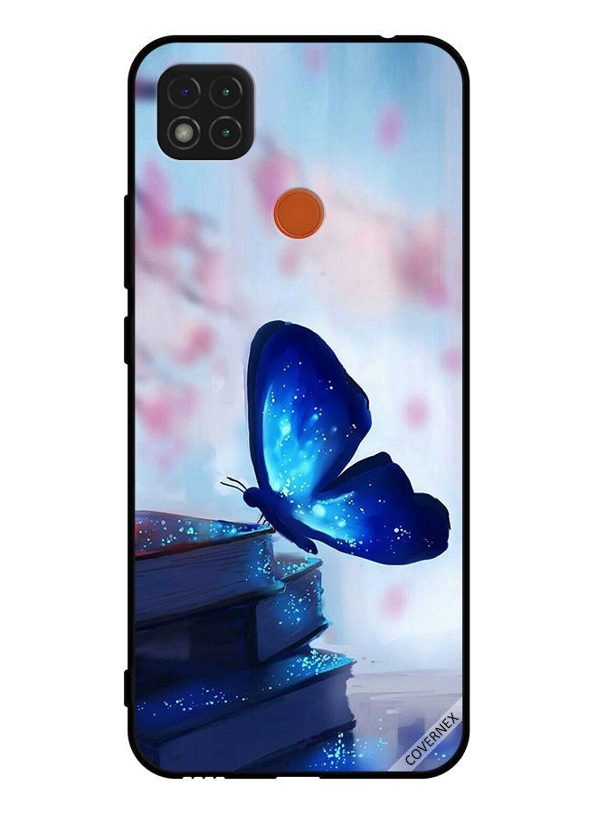 Covernex Protective Case Cover For Xiaomi Redmi 10A Butterfly On Books - Image 1