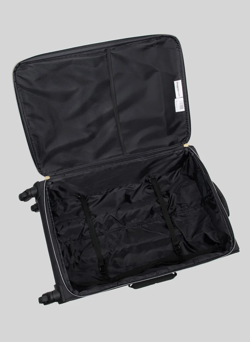 Matalan IT Luggage Ravishing Black Soft Suitcase