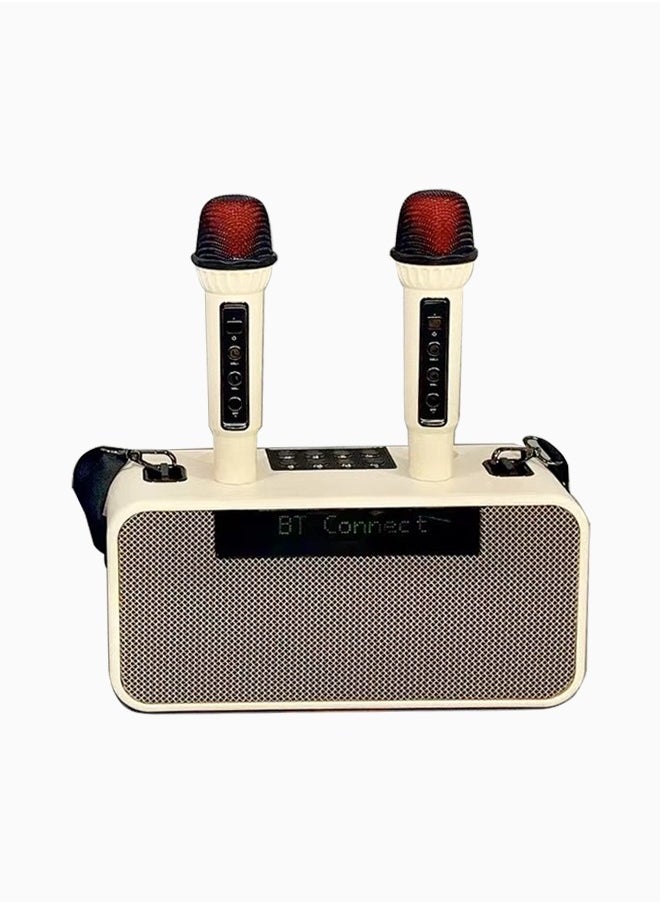OASIS DESERT - Portable Bluetooth Speaker With Lyrics Display Wireless Microphone Microphone Subwoofer K Music Stereo - Image 1