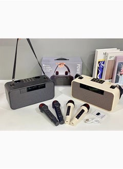 OASIS DESERT Portable Bluetooth Speaker With Lyrics Display Wireless Microphone Microphone Subwoofer K Music Stereo  - Image 2