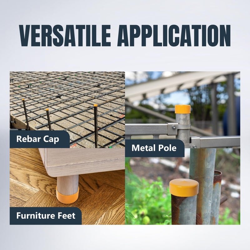 POWERTEC 2-1/2" ID Dust Collection End Cap for 2-1/2" OD Pipes, Plastic Pipe Cover for Woodworking Dust Systems, 2-Pack (70451-P2) - Image 5