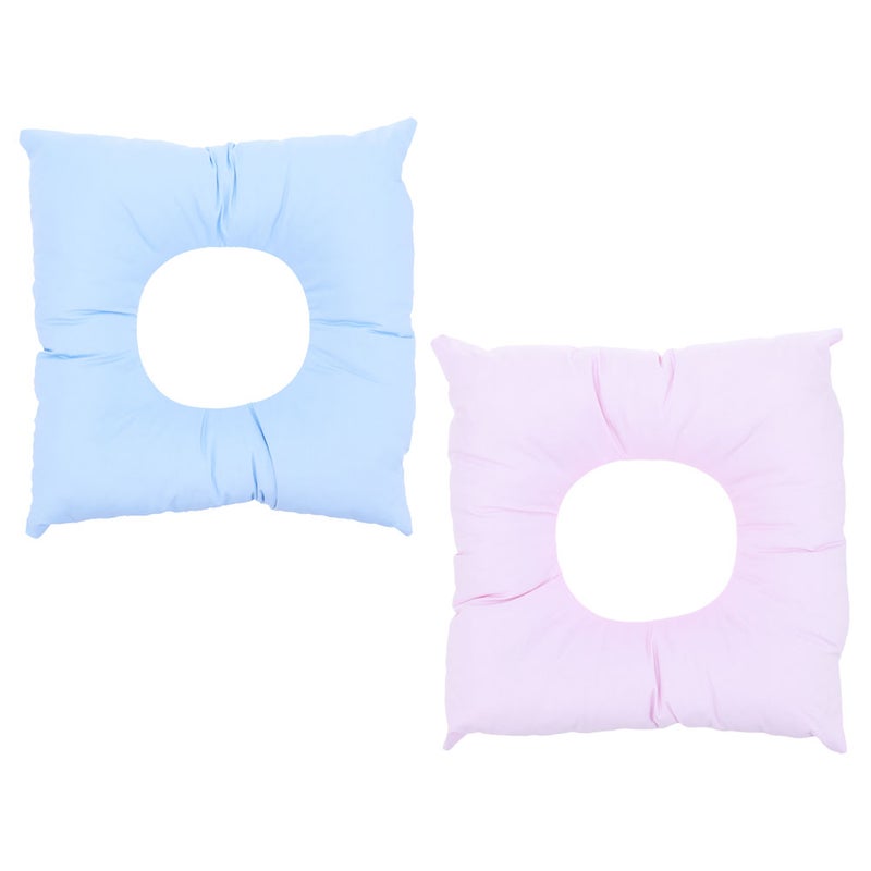 2Pcs Spa Salon Face Down Cushion Pillow Washable Reusable Cotton Pillow - Image 1