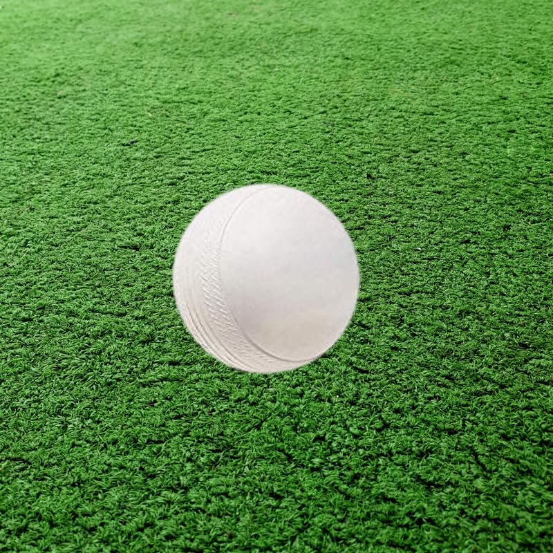 UP15 Heavy Plastic Cricket Training Balls 60 gm for Indoor and Outdoor Game, Drills and Bounce Practice (White) Pack of 3 - Image 2