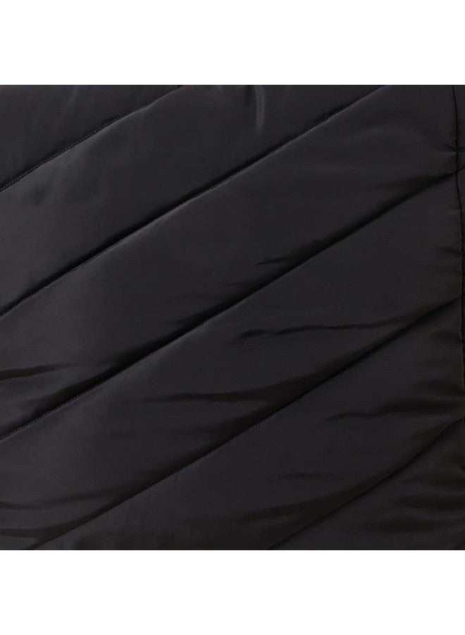 Accessorize London Women's Black Nylon Quilted Tote Bag |shoulder bag for woman|Lightweight, Durable, and Stylish Shoulder Bag for Teens, Women Office, Travel & Everyday Use - Image 5