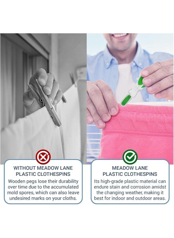 Soft Grip Clothes Pegs, 24 Pieces - Image 4