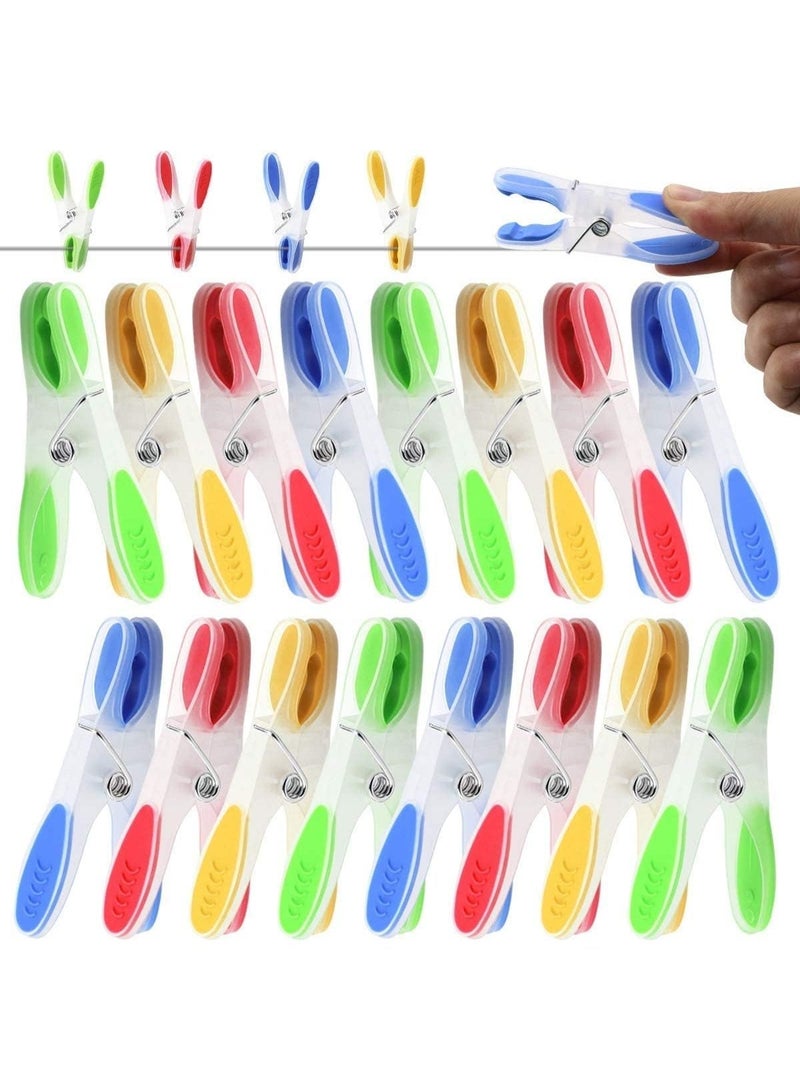 Soft Grip Clothes Pegs, 24 Pieces - Image 2
