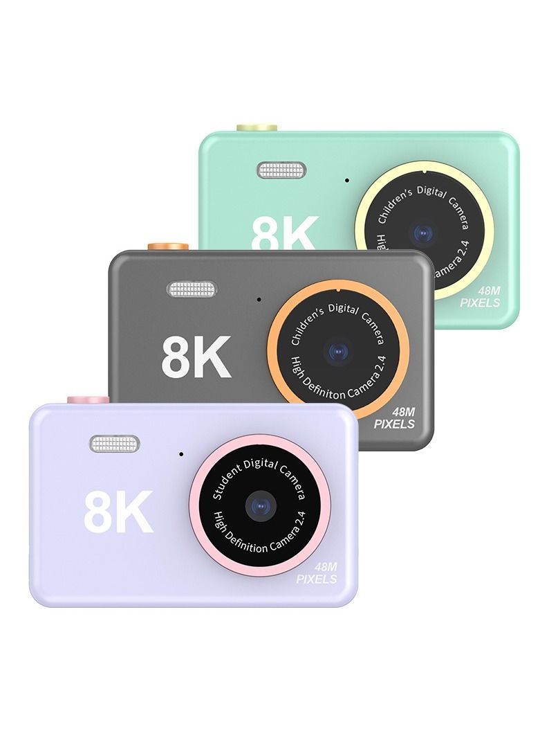 Generic 8K Kids Digital Camera Dual Lens 8MP UHD Photography Video Camera 2.4 Inch IPS Screen Battery Operated Educational  - Image 5