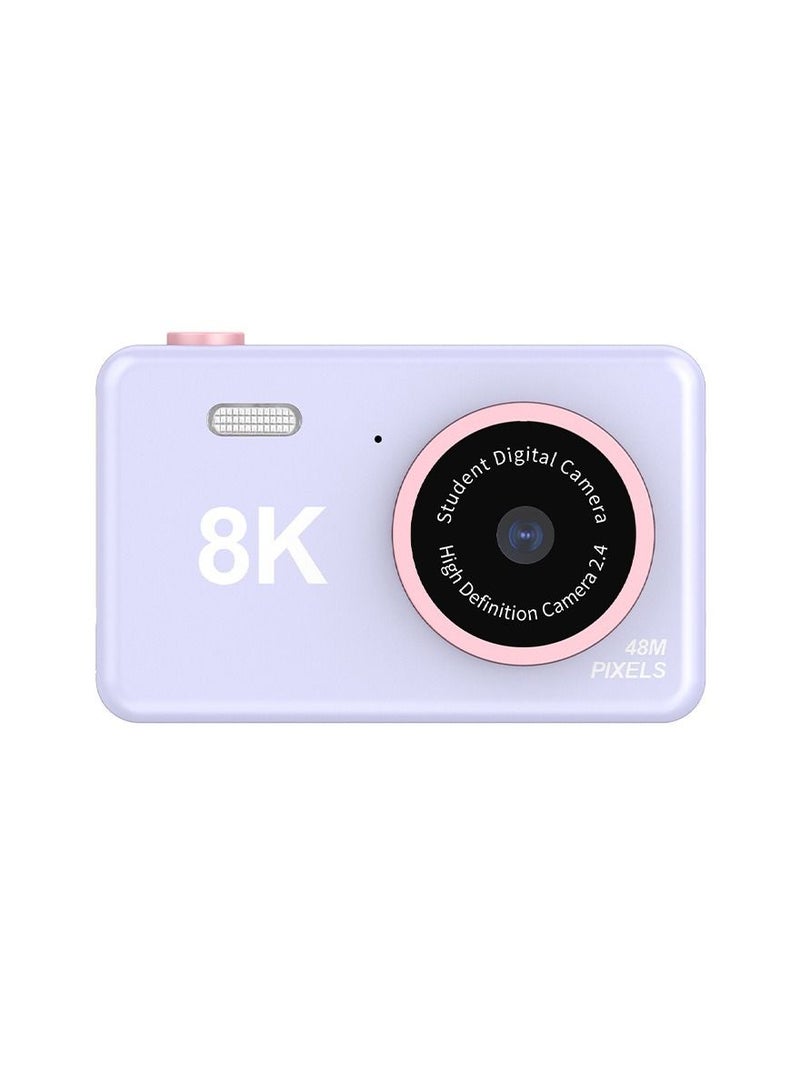 Generic 8K Kids Digital Camera Dual Lens 8MP UHD Photography Video Camera 2.4 Inch IPS Screen Battery Operated Educational  - Image 1