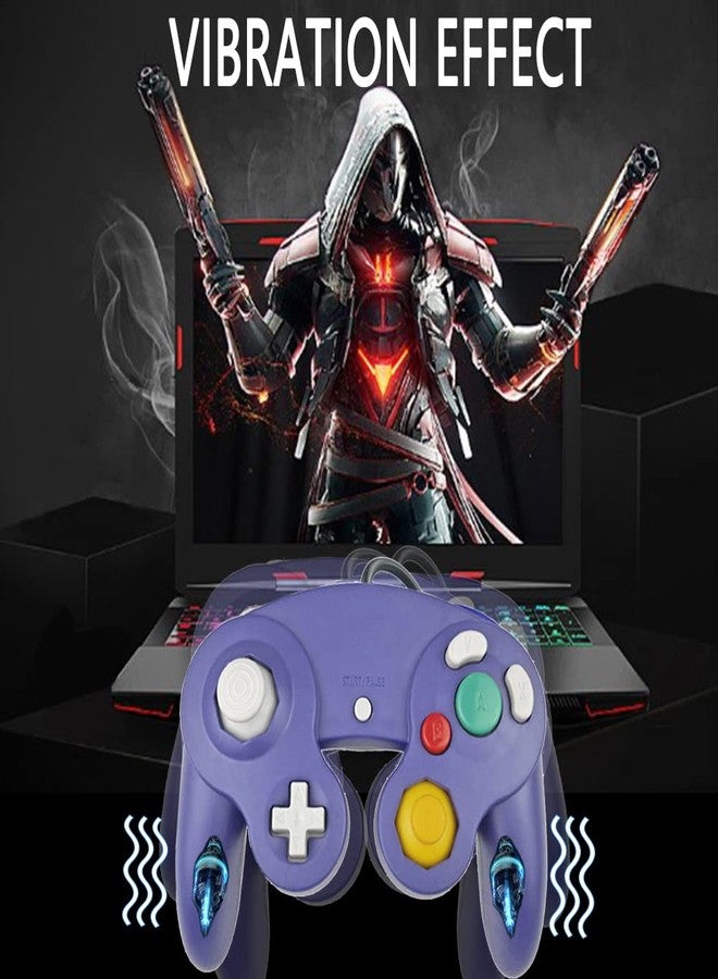 Reiso Classic NGC Wired USB Controller for Windows PC MAC(Purple) - Image 5