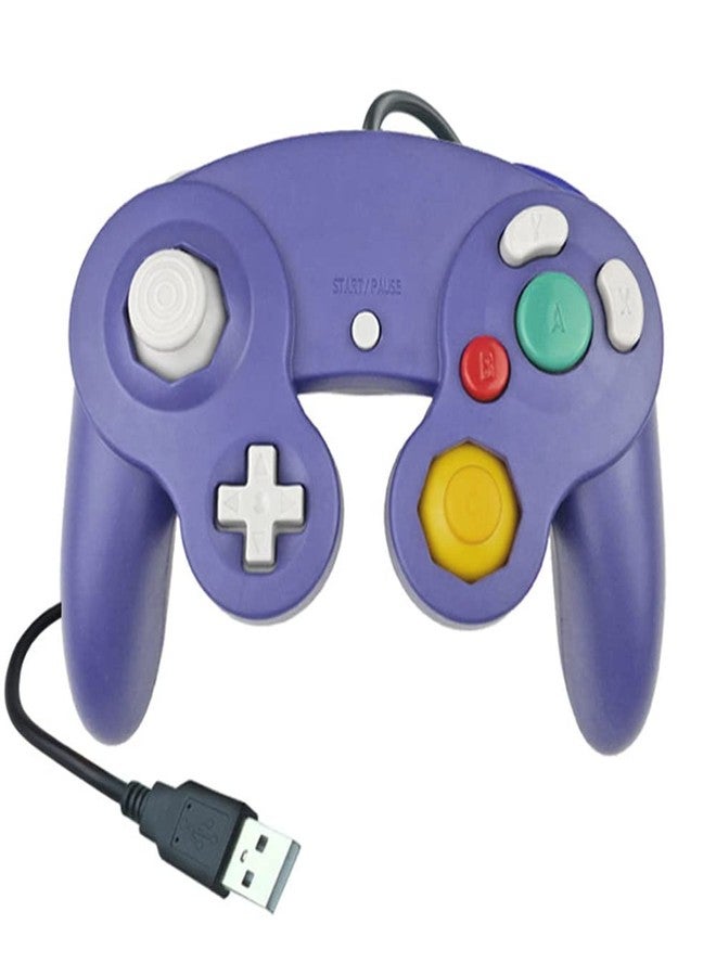 Reiso Classic NGC Wired USB Controller for Windows PC MAC(Purple) - Image 1