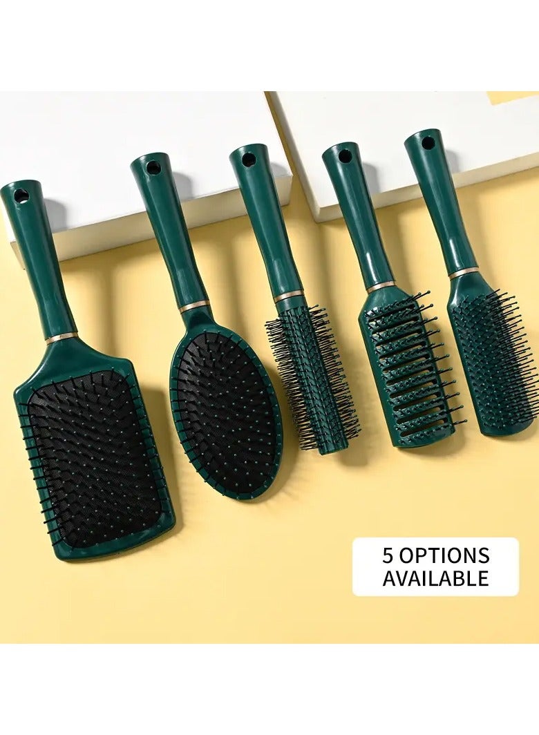 Rozino Detangling Hair Brush Anti-Static Detangler Hair Brush Paddle Air Cusihon Comb Nylon Bristle Hair Styling Brush For Women - Image 2
