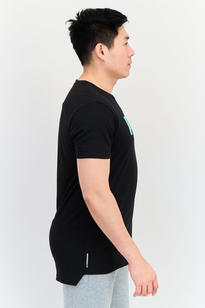 PUMA Men Sportswear Fit Brand Logo Outdoor T-Shirt, Black - Image 3