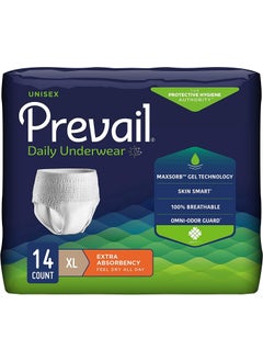 Prevail Extra Absorbency Incontinence Underwear Extra Large, 14-Count