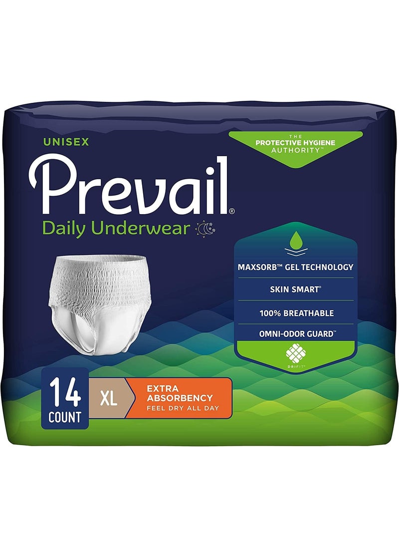 Prevail - Prevail Extra Absorbency Incontinence Underwear Extra Large, 14-Count - Image 1