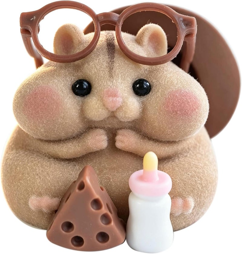 Handmade Taba Squishy Hamster Toy - Cute Stress Relief Gift for Adults &  Kids - Image 1