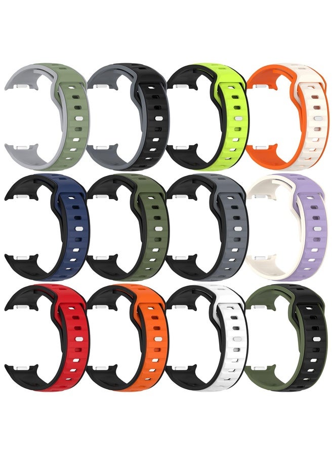 HuHa For Samsung Galaxy Watch8 / Wacth8 Classic xDfind Dual Color Silicone Watch Band(Black White) - Image 4