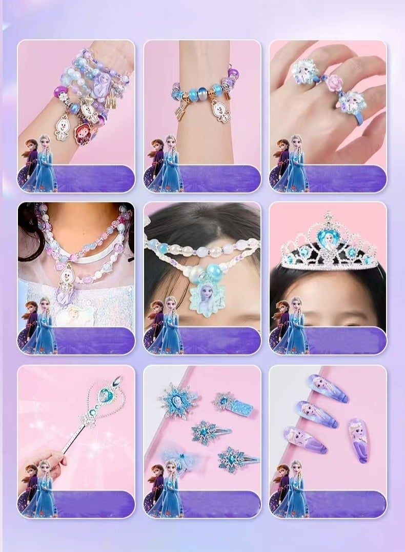 Making Jewelry Kit with 1888pcs + Beads with Jewelry Box, DIY Craft Jewelry Gift - Image 4