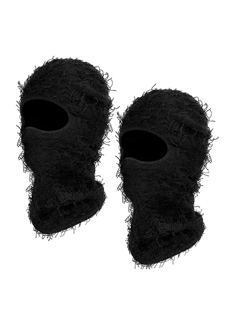 SYOSI Balaclava Ski Mask, Full Face Mask, Windproof Face Cover Sun UV Protection, Thermal Windproof Winter Scarf, Men Women Outdoor Sport Cycling Cap 2PCS - Image 1