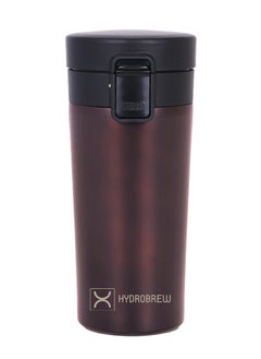 HYDROBREW Double Wall Insulated Tumbler Water Bottle - Black, 380Ml  - Image 1