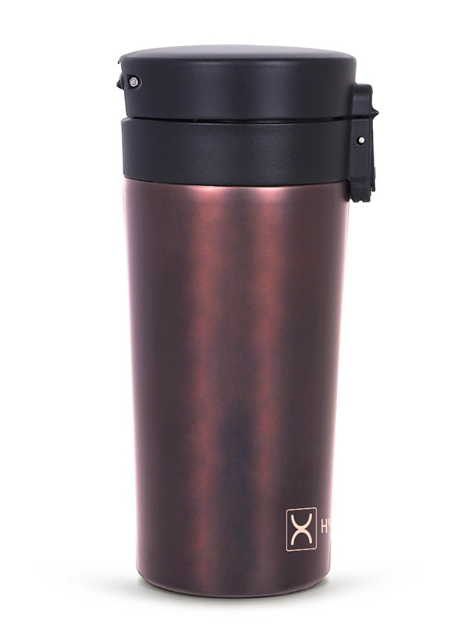 HYDROBREW Double Wall Insulated Tumbler Water Bottle - Dark Red, 380Ml - Image 3